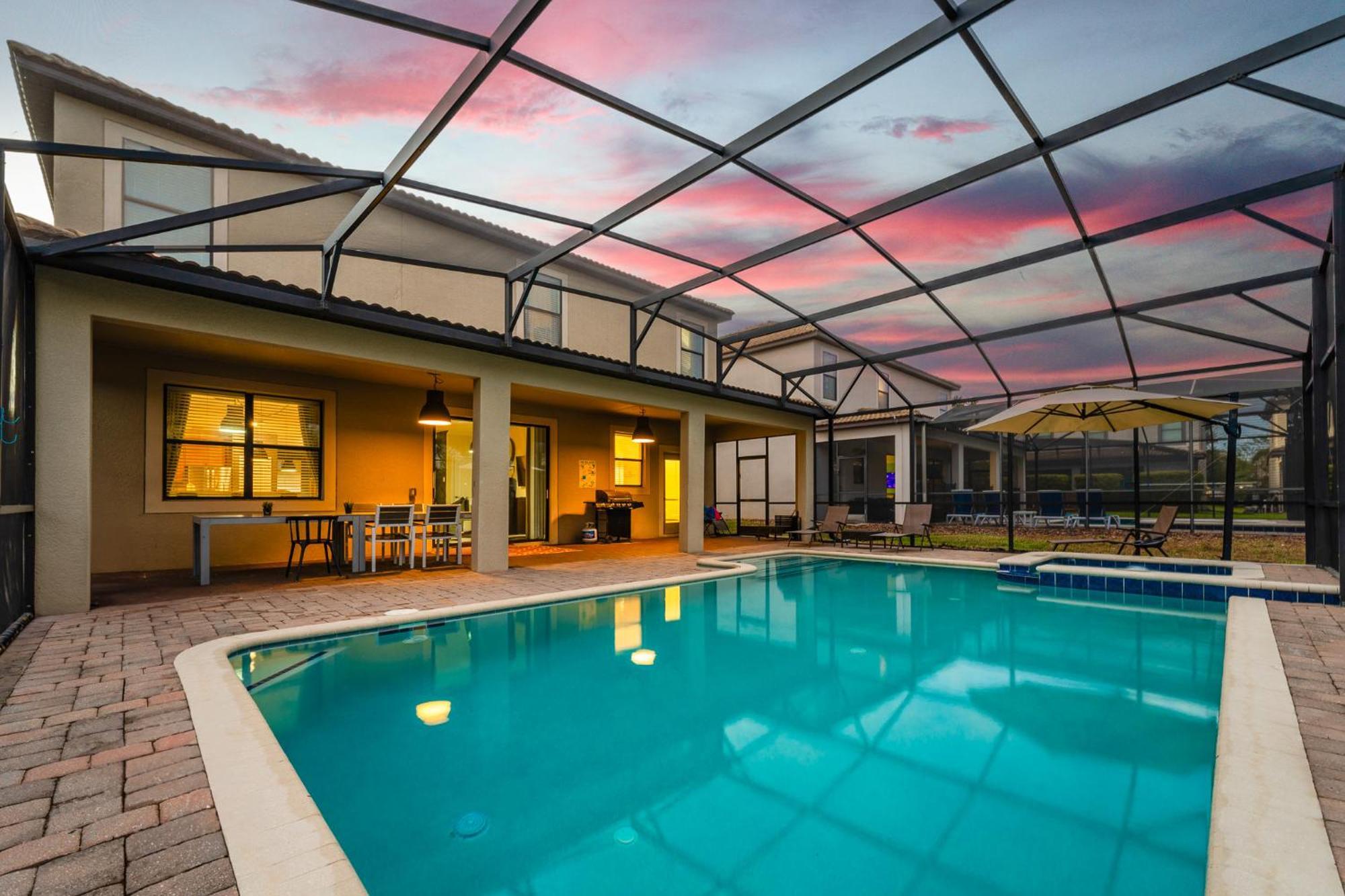 Heated Pool + Free Waterpark + Lazy River + Grill Davenport Kültér fotó