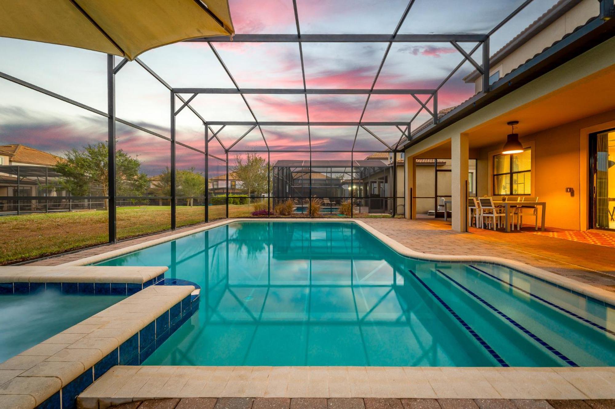Heated Pool + Free Waterpark + Lazy River + Grill Davenport Kültér fotó